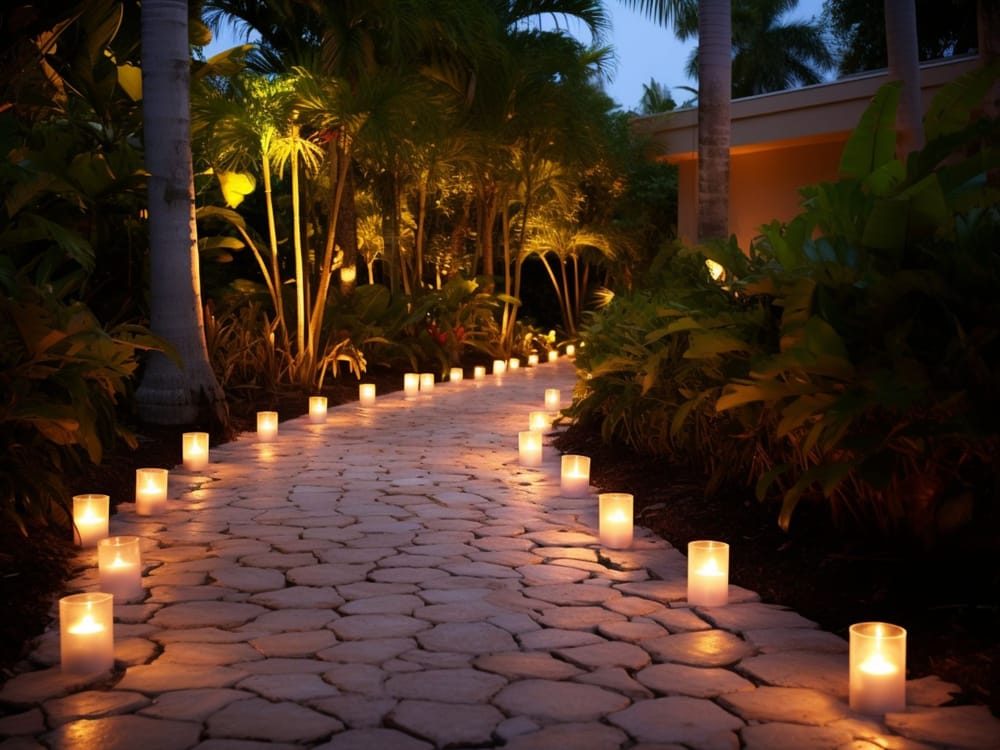 Illuminate Pathways and Walkways With Candles