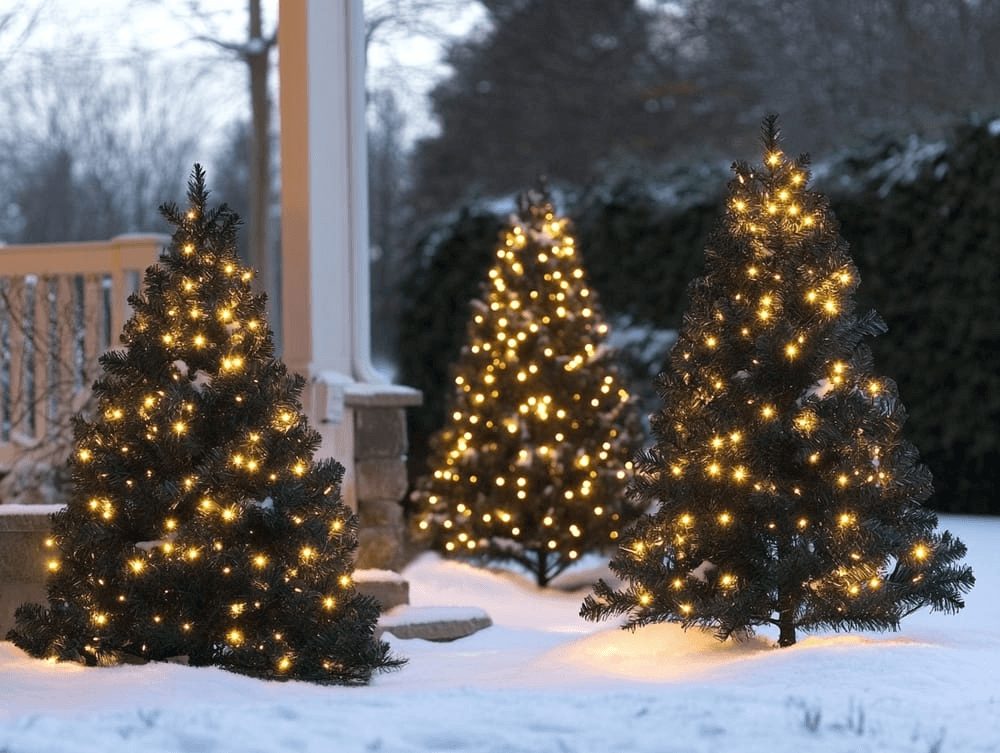 Illuminated Christmas Trees