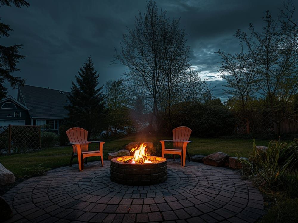 Install an Outdoor Fire Pit for a Warm Glow