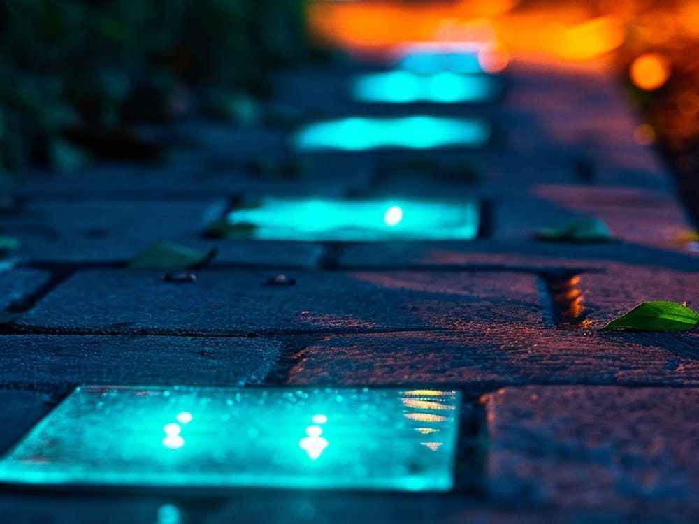 Instill Playfulness Into Pathways With Illuminated Floor Tiles