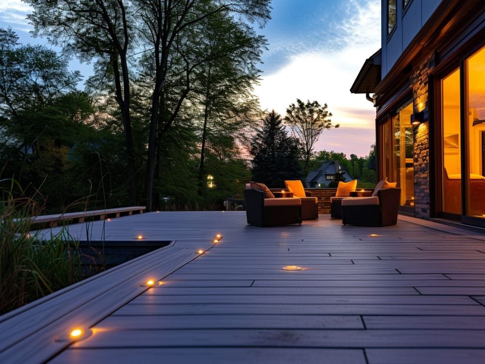 Integrate Recessed Lights Into the Deck Surface