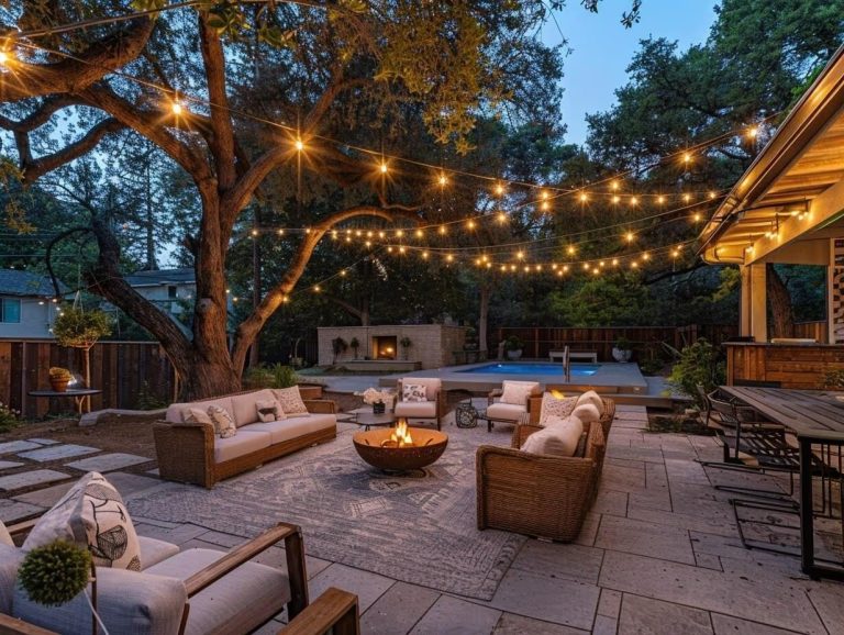 Patio String Light Ideas