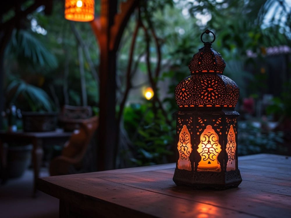 Place Moroccan Lanterns on Dining Tables for a Rustic Vibe
