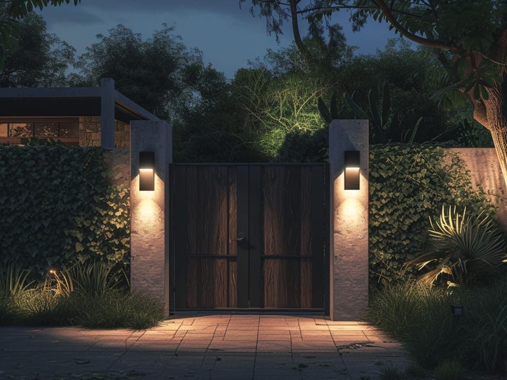 Use Motion Sensor Flood Lights for Entrances and Exits