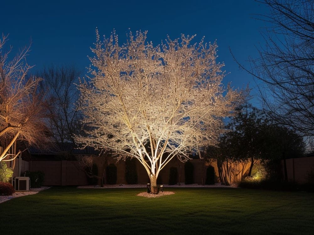 Use Spotlights for Tree Uplighting
