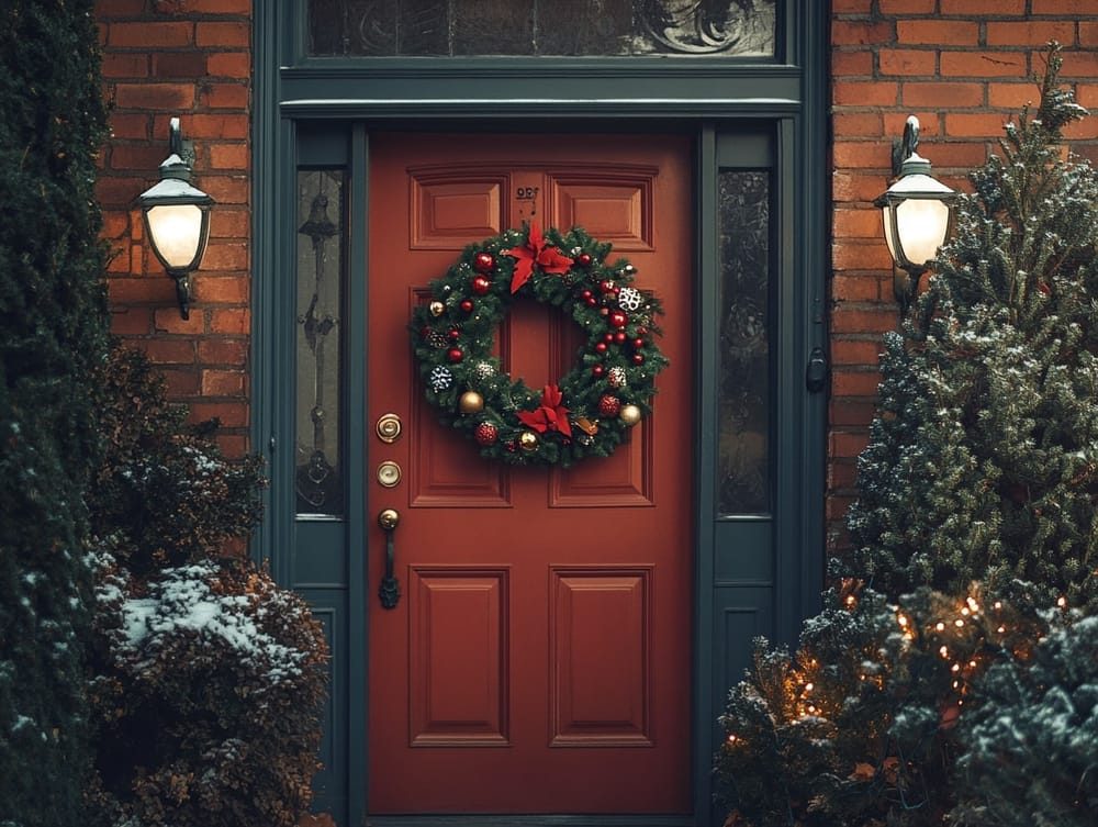 festive-front-door-wreaths