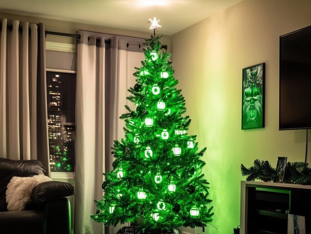 green-lantern-themed-tree