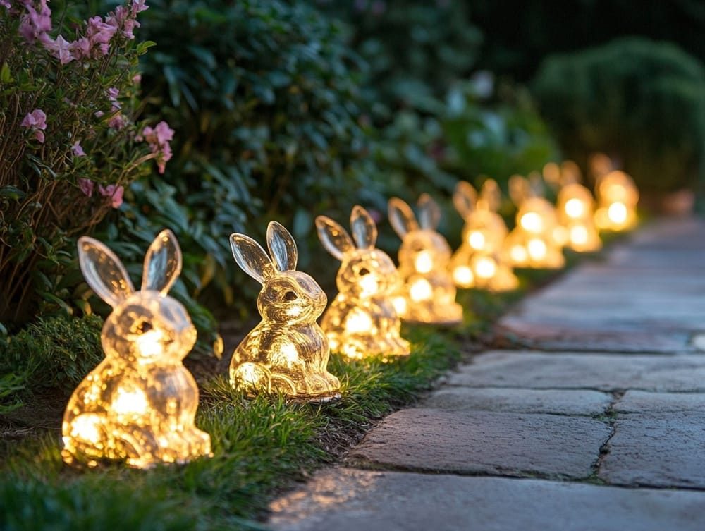 illuminated-bunny-pathway-markers