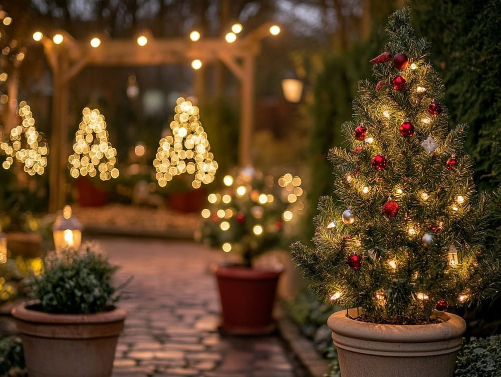 mini-christmas-trees-in-pots
