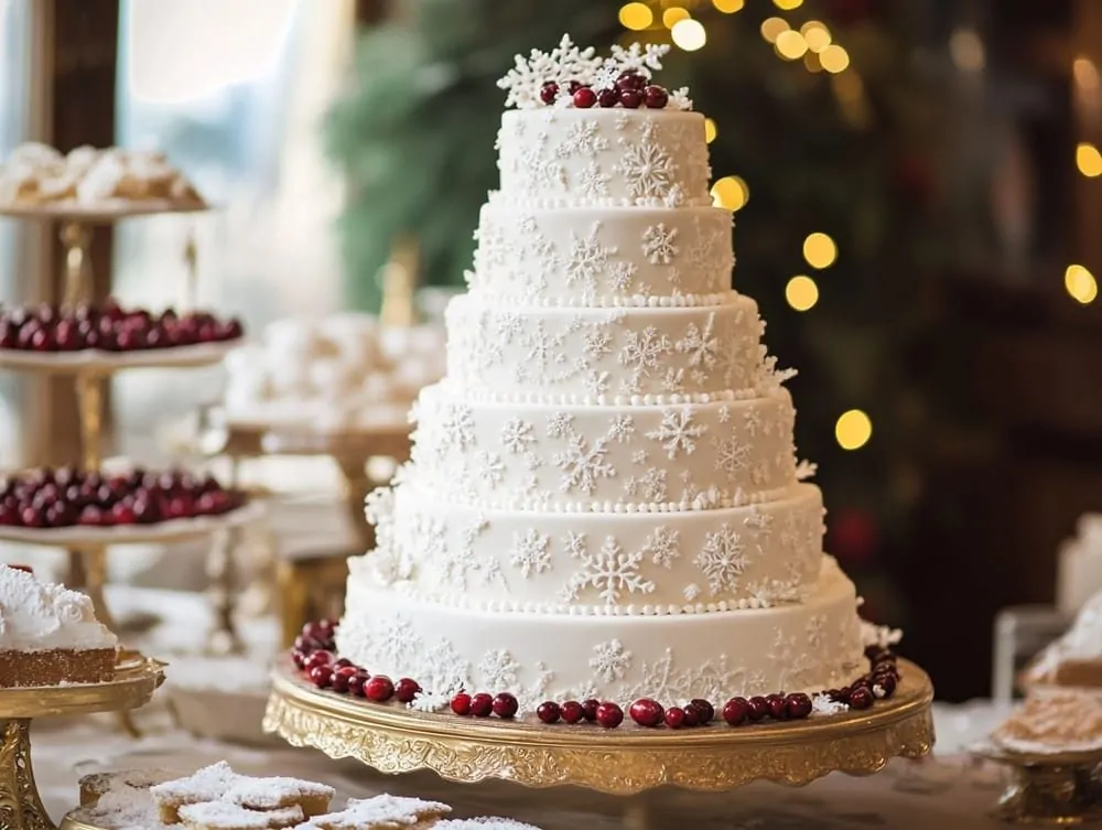 winter-inspired-wedding-cake